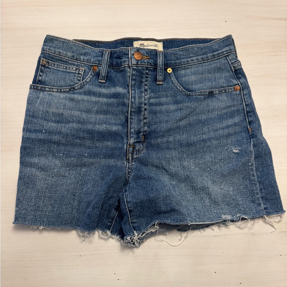 Madewell High Rise Denim Shorts Size 27